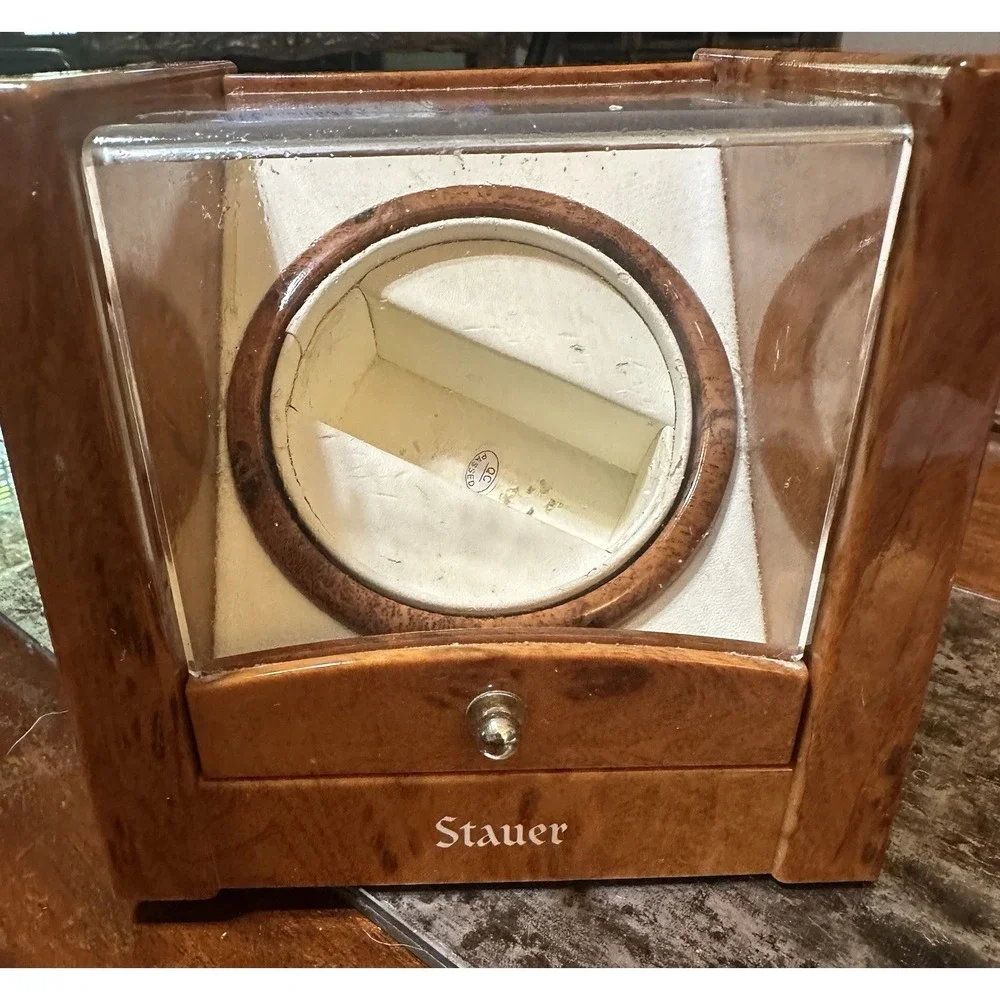 Single Automatic Watch Winder Storage Display Case Box with Silent Motor Gift